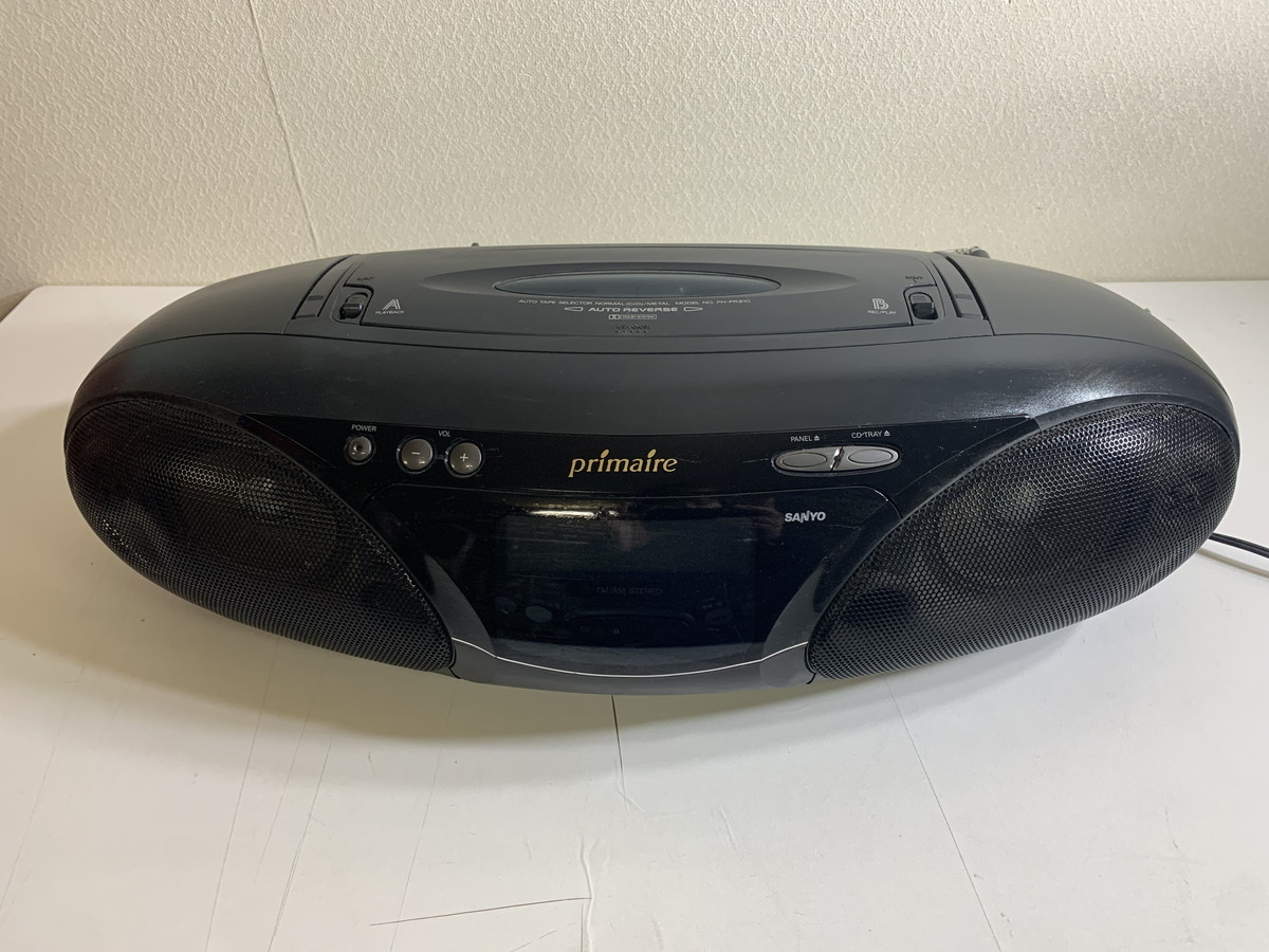 4-177 サンヨー バブルラジカセ SANYO Primaire PH-PR910(K) CD