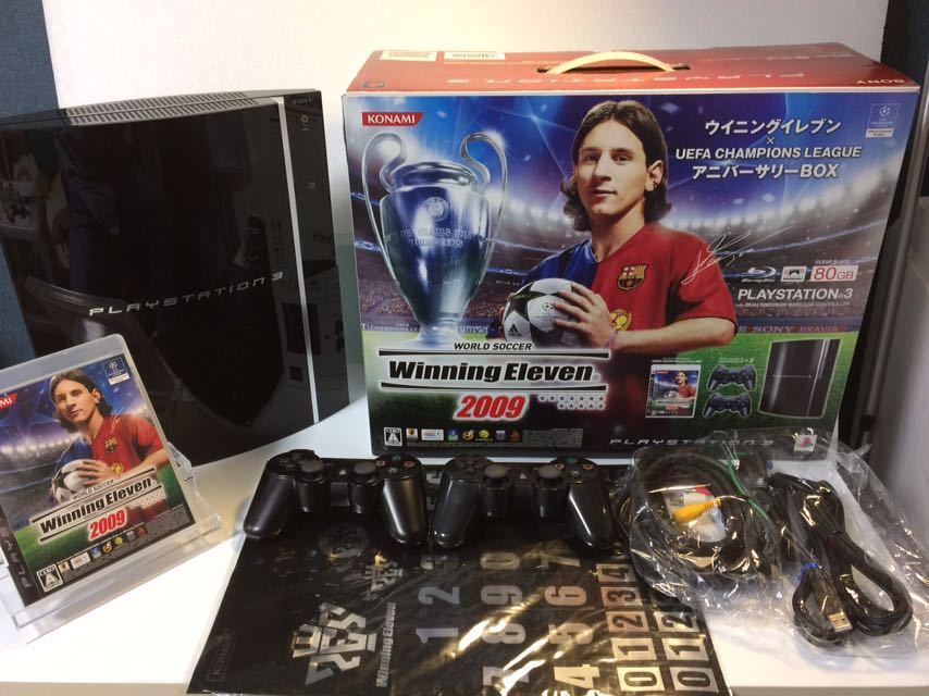 PS3 80GB ウイニングイレブン アニバーサリーBOX CECHL00 SONY PLAYSTATION 3 (80GB) black PS3 CECHL00 Japan game