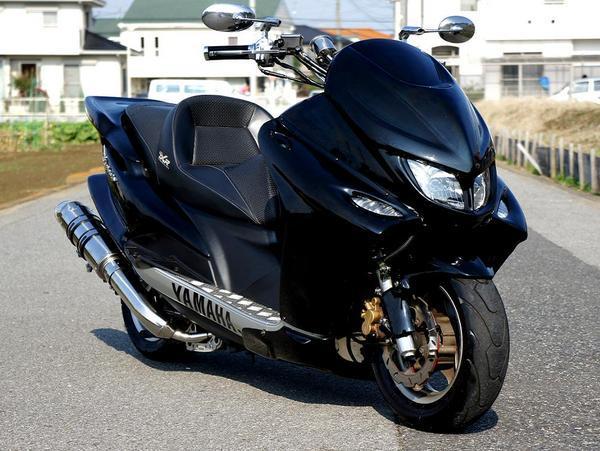 新品】限定!マジェスティ125用 カスタム外装8点SET 黒塗装メタリック