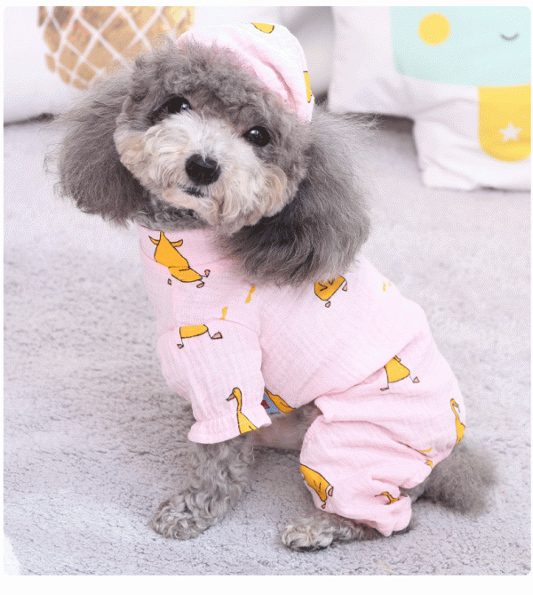 新品 犬服 ロンパース 部屋着 ペットグッズ 帽子付き パジャマ カバーオール オーバーオール ルームウェア つなぎ ペット用品 ピンクmサイズ の落札情報詳細 ヤフオク落札価格情報 オークフリー スマートフォン版