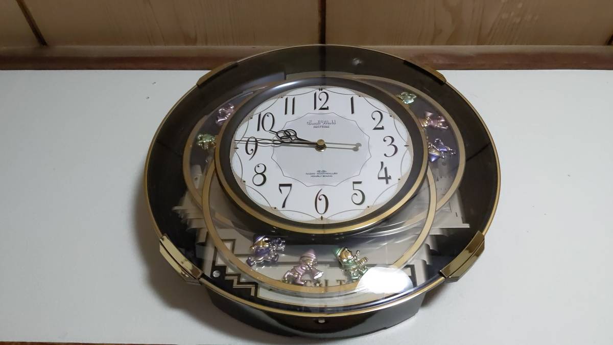 展示品】スモールワールドジャーニー からくり時計の落札情報詳細