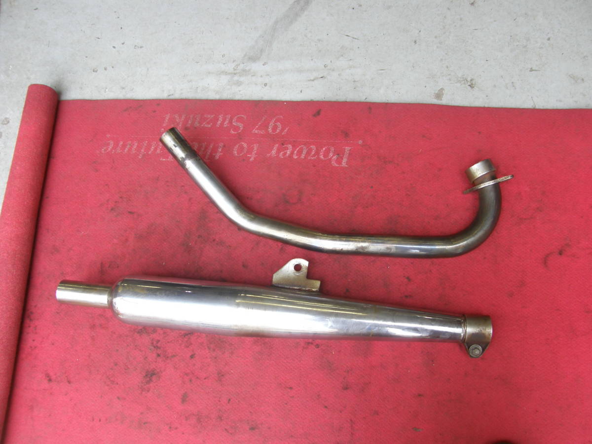 SR400 ブルックランズ BSAマフラー フルエキ 社外マフラー 当時物