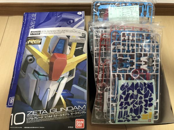 新品 送m 1円 未組立 Rg 1 144 ゼータガンダム Rgリミテッドカラーver プレバン限定 機動戦士zガンダム ガンプラ の落札情報詳細 ヤフオク落札価格情報 オークフリー スマートフォン版