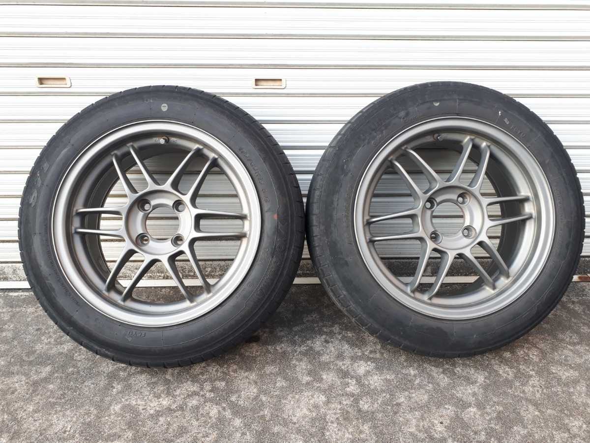 トレーサー 共豊 AME 15インチ 7J +45 PCD100 4H 軽量 レイズ エンケイ