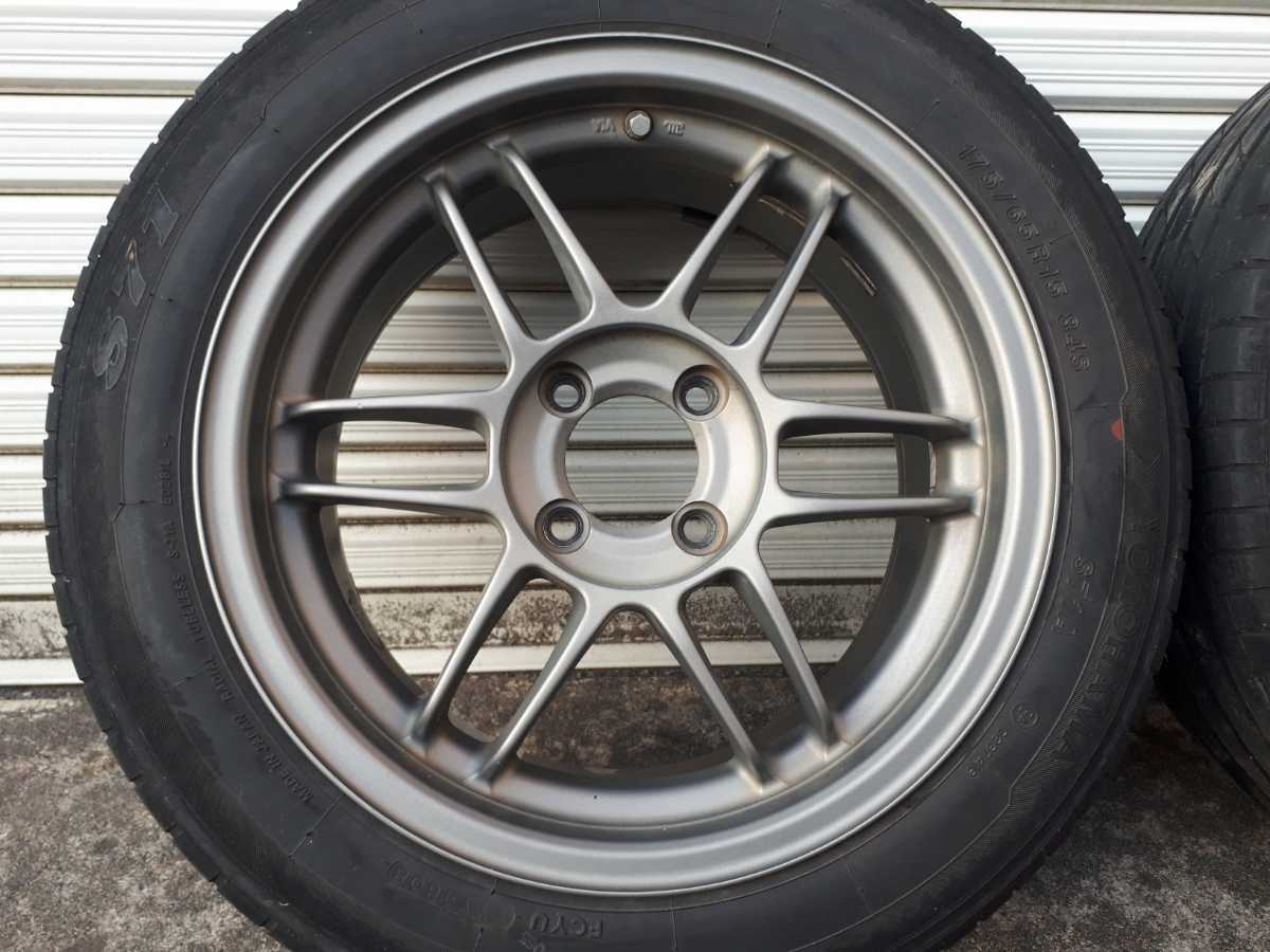 トレーサー 共豊 AME 15インチ 7J +45 PCD100 4H 軽量 レイズ エンケイ