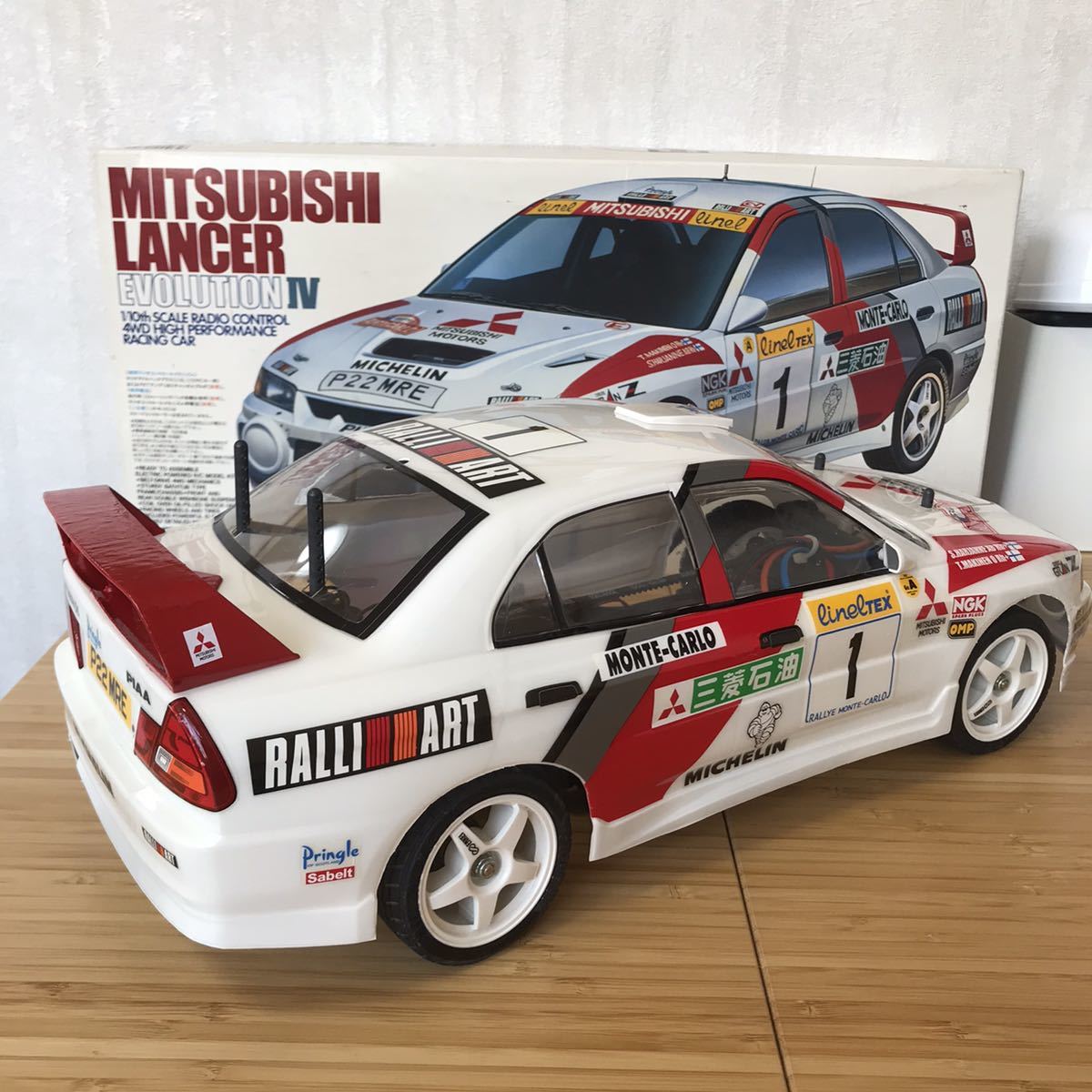 タミヤ 1/10 ラジコン ランサーエボリューションⅣ タミヤ 1/10 ラジコン 三菱 ランサーエボリューションⅣ エボ4