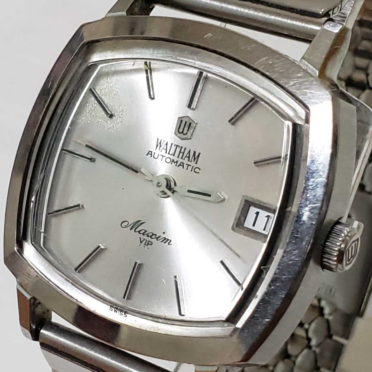 ウォルサム Maxim マキシム WALTHAM 手巻き WORLD OVER 動作品 24-3226