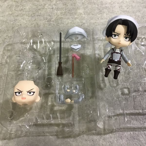 1円〜 ジャンク 箱無 ねんどろいど 417 進撃の巨人 リヴァイ お