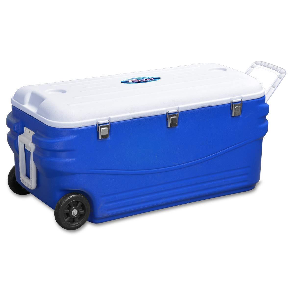 新品 Fieldoor キャスター付 クーラーボックス 容量150l 大型 クーラーバッグ クーラーbox 保冷バッグ 釣り 飲み物 ペットボトル 海水浴 即納 の落札情報詳細 ヤフオク落札価格情報 オークフリー スマートフォン版