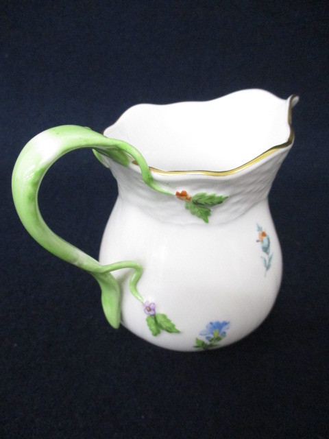 ヘレ ンド アポニーフラワー ポット、シュガー、ミルク、プレート