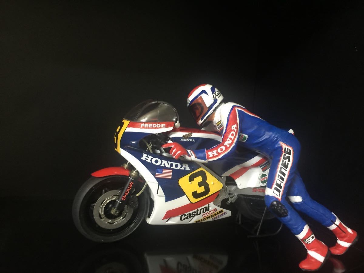1/12 タミヤホンダNS500 #3 フレディスペンサー1983 完成品