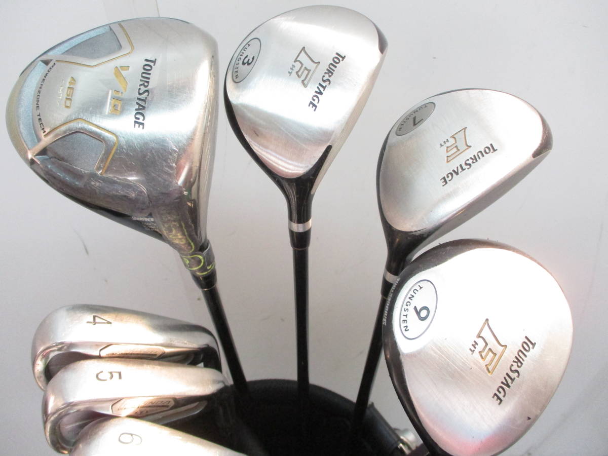 豪華‼】ツアーステージ メンズ ゴルフ クラブ 初心者 セット 14本 S