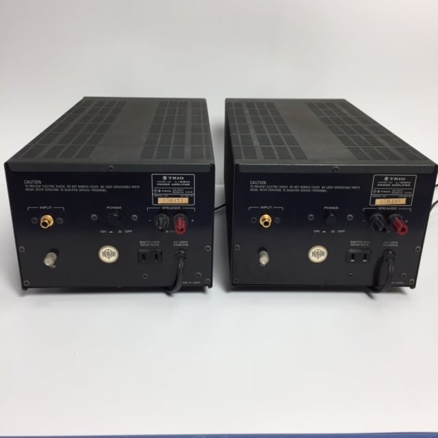 TRIO L-05M ハイスピードパワーアンプ 2台セット 【公式通販】