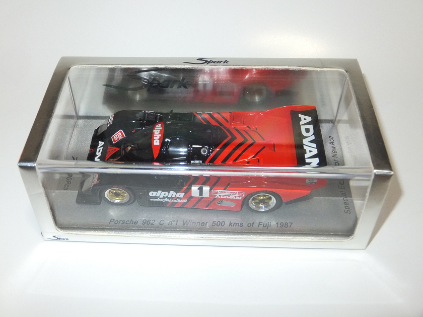 新品】限定500台 スパーク 1/43 Porsche 962 C #1 winner 500kms of