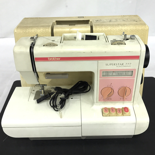BROTHER SUPERSTAR 777 ELECTRONIC ブラザー ミシンの落札情報詳細 ヤフオク落札価格検索 オークフリー