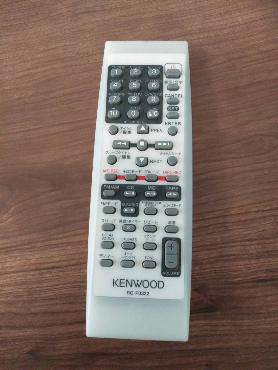 KENWOOD システムコンポ MD/CD/テープ可 RXD-SZ3MD LS-SZ3-S(シルバー