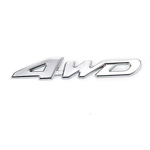 新品 汎用 ステッカー 両面テープ付 簡単貼り付け 3d 立体スッテカー エンブレム 4wd 金属 カー用品 アクセサリー 装飾 車 プレゼント シルバー の落札情報詳細 ヤフオク落札価格情報 オークフリー スマートフォン版