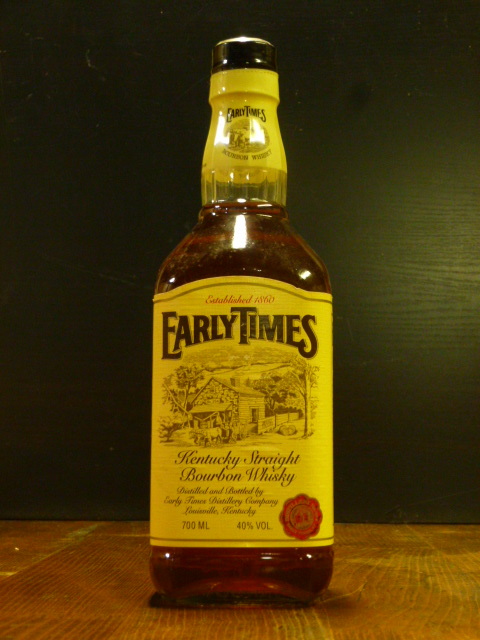 新品】「EARLY TIMES」アーリータイムズ 旧ボトル 1990年代あたり 