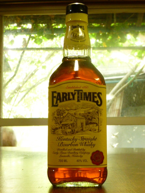 新品】「EARLY TIMES」アーリータイムズ 旧ボトル 1990年代あたり