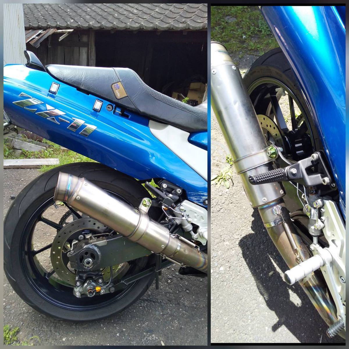 カワサキ ninja ZZR1100D用 ZX-11 アップ タンデムステップ ステー