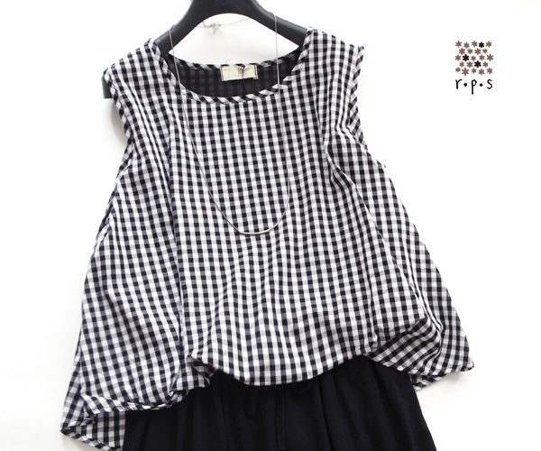 新品 新品rpsアールピーエス ギンガムチェックノースリーブドッキングワンピース黒 の落札情報詳細 ヤフオク落札価格情報 オークフリー スマートフォン版