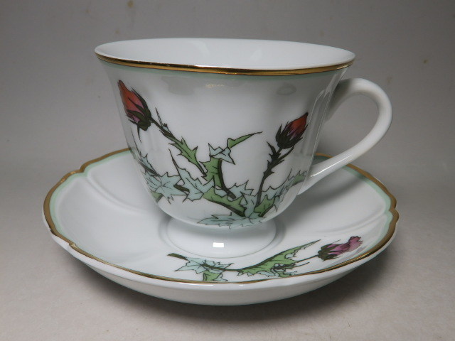 BISOGNI NATURA ◆ビソーニ/あざみ カップ&ソーサー 雑貨 アンティーク 西洋磁器 ギフト [0220503434] BISOGNIの値段と価格推移は？｜3件の売買データからBISOGNIの価値が