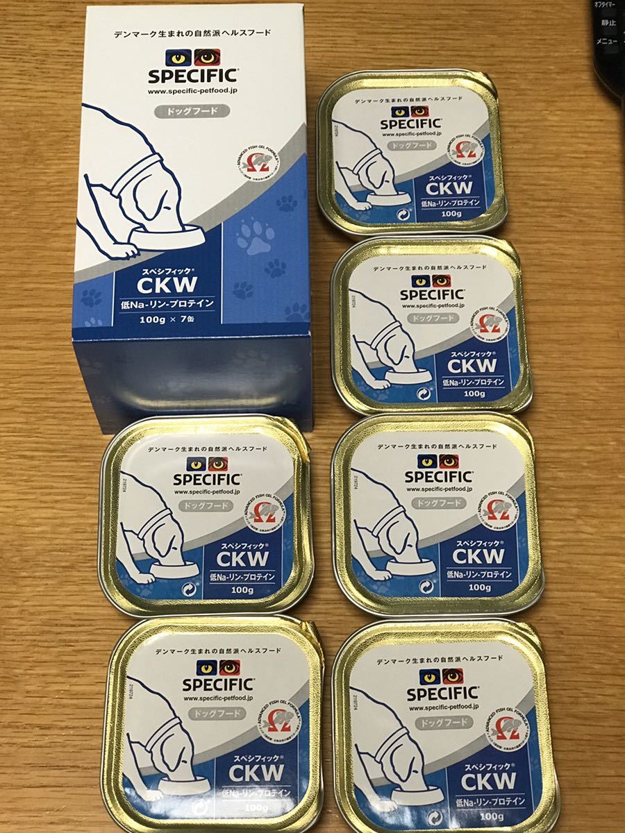 新品 スペシフィック Specific 犬用 療法食 低na リン プロテイン 腎不全 肝不全 心不全 Ckw 100g ６個 の落札情報詳細 ヤフオク落札価格情報 オークフリー スマートフォン版