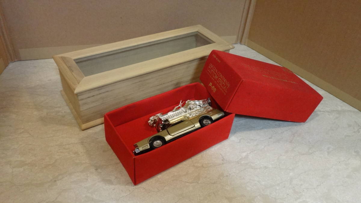 新品】ダイヤペット リンカーン 霊柩車 ミニカー 木製棺型箱 神宮寺宮