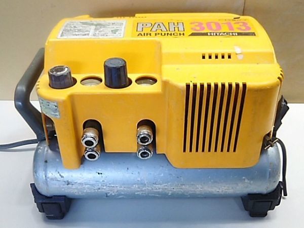 1円スタート！】HITACHI/日立 高圧エアコンプレッサー エアーパンチ  
