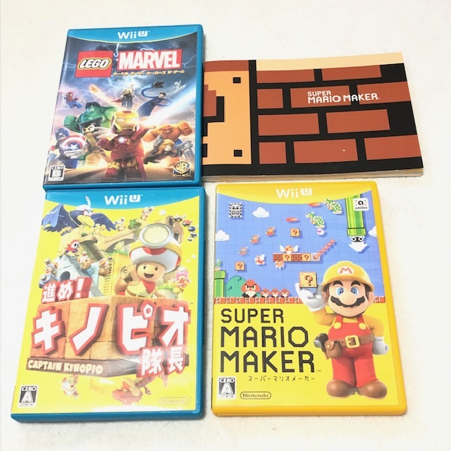 中古 Wii U ソフト3本セット スーパーマリオメーカー 進め ピノキオ隊長 Lego R マーベル スーパー ヒーローズ ザ ゲーム の落札情報詳細 ヤフオク落札価格情報 オークフリー スマートフォン版