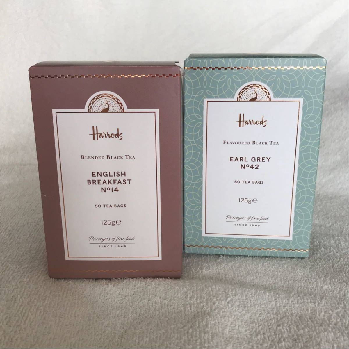 新品 ハロッズ 紅茶 Harrods イングリッシュブレックファスト アールグレイ ティーバッグタイプ 送料込 の落札情報詳細 ヤフオク落札価格情報 オークフリー スマートフォン版