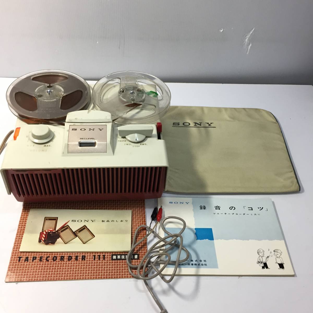 SONY Model 111 テープレコーダー 昭和レトロ 動作未確認 SONY Model 111 テープレコーダー 昭和レトロ 動作未確認