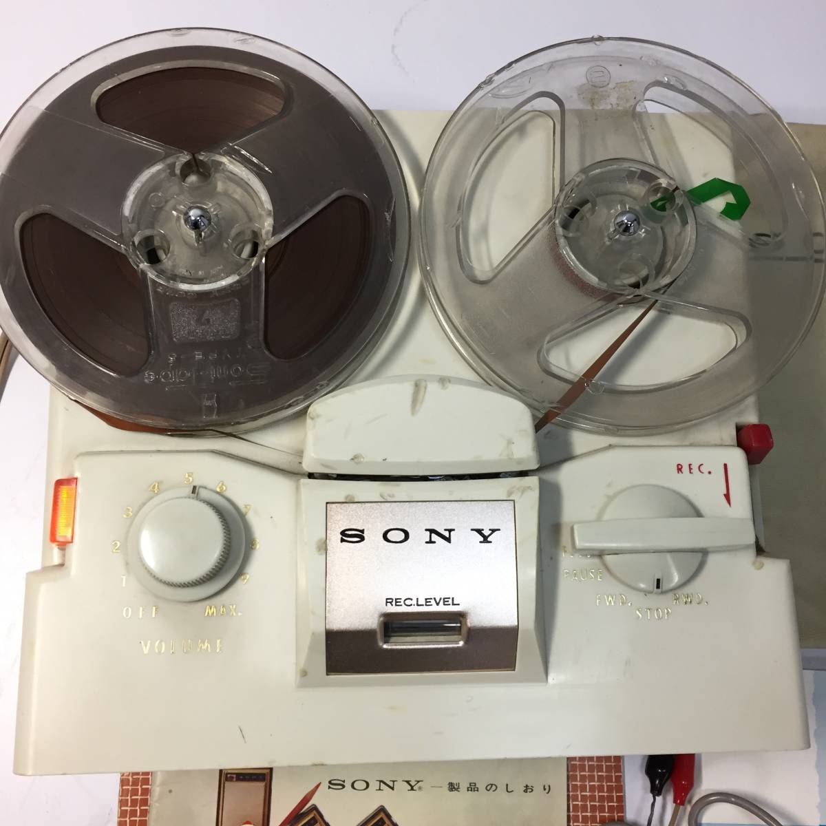 SONY Model 111 テープレコーダー 昭和レトロ 動作未確認