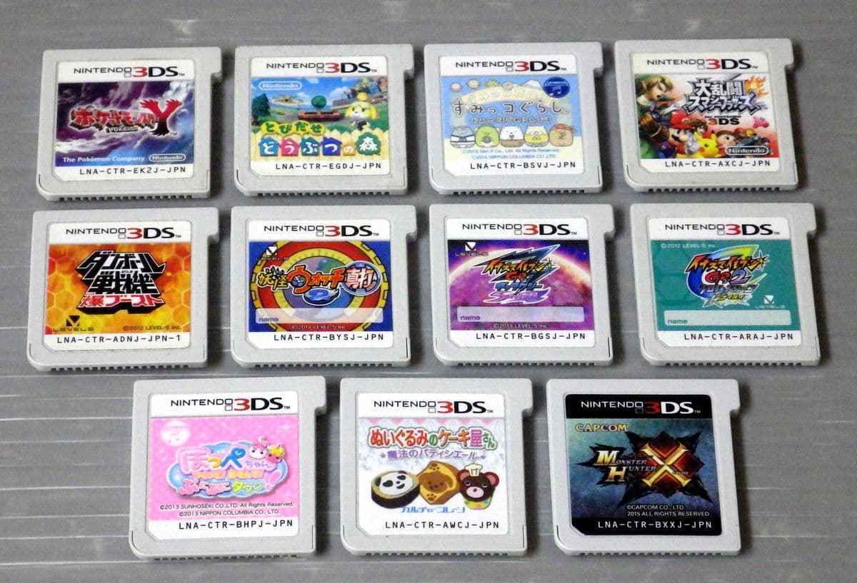 ニンテンドー3DS ゲームセット 華々しく 11本