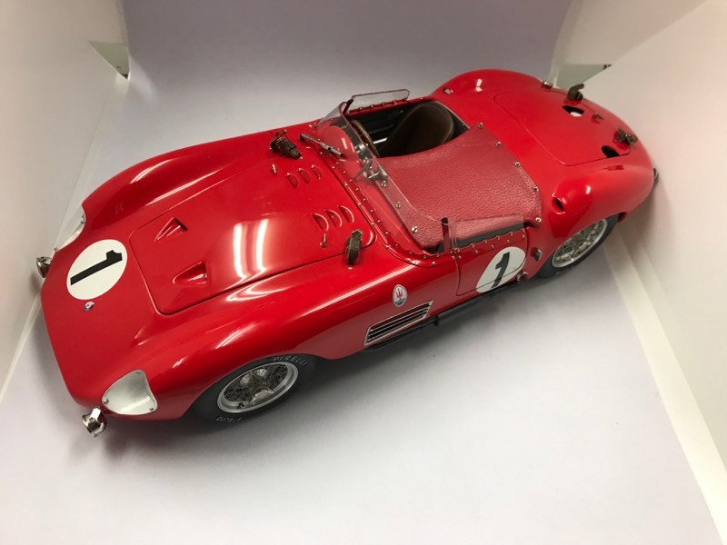 高速配送 送料無料 ホビー 模型車 車 レーシングカー マセラティマセラティルマンレッドabc 1806 Maserati 450 S Le Mans N2 1957 Red 期間限定セール Lanmexx Com