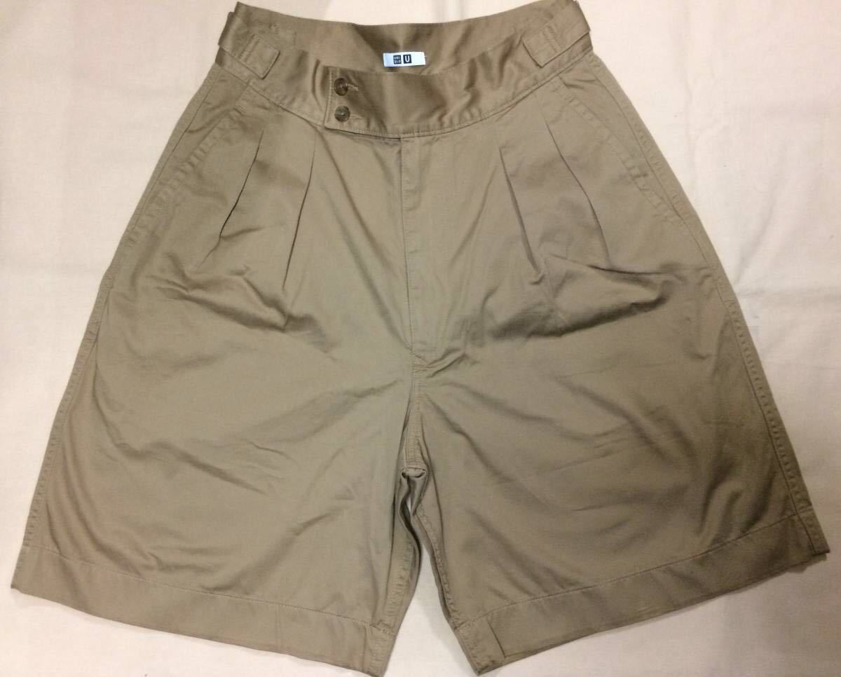新品 ユニクロu Uniqlo U グルカショートパンツ ベージュ Mサイズ 綿100 ウエストアジャスター付き 未使用 新品 タグ付き Lemaire ルメール の落札情報詳細 ヤフオク落札価格情報 オークフリー スマートフォン版