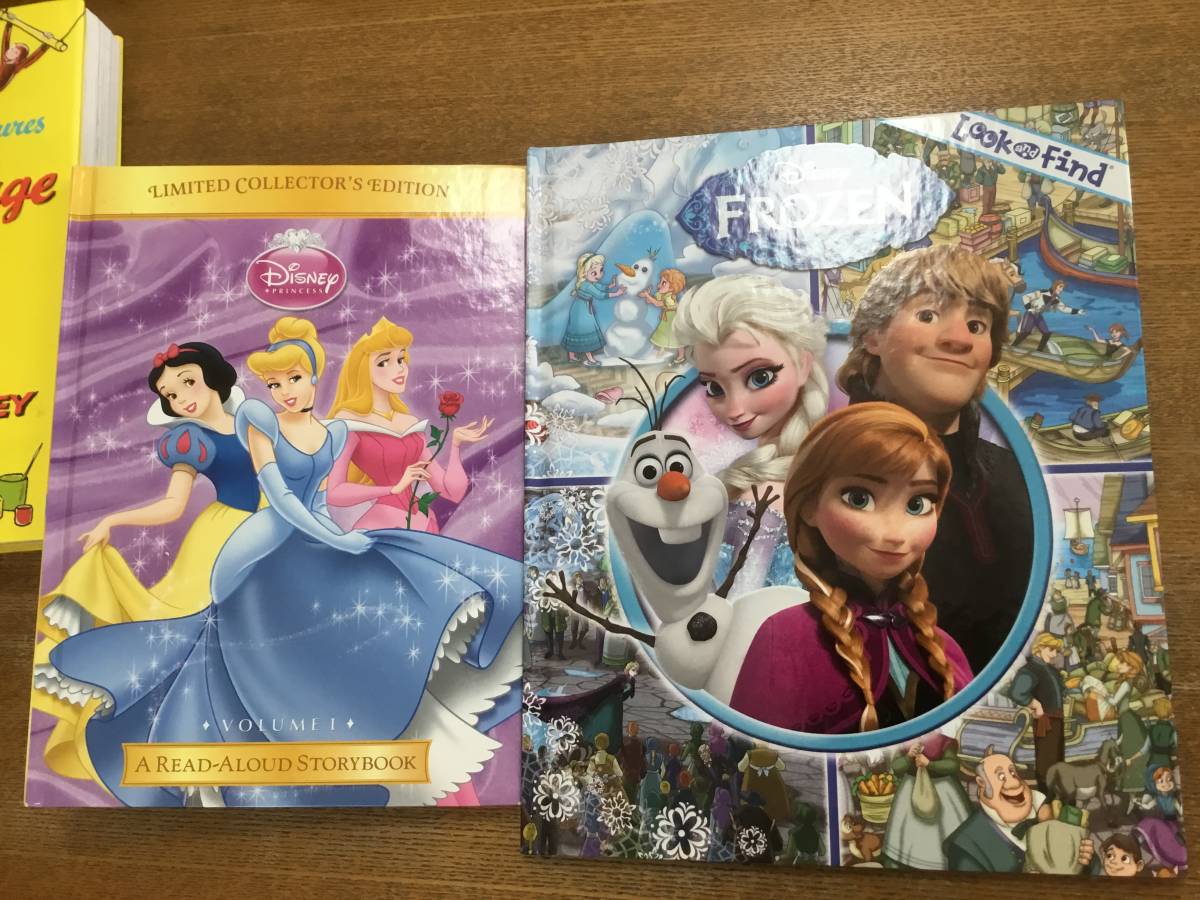 絵本 洋書8冊 おさるのジョージ キュリアスジョージ アナと雪の女王 ディズニープリンセス マデリンなど の落札情報詳細 ヤフオク落札価格情報 オークフリー スマートフォン版