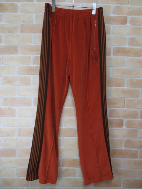 19SS Needles ニードルス ナロートラックパンツ ベロア EJ202 サイズS