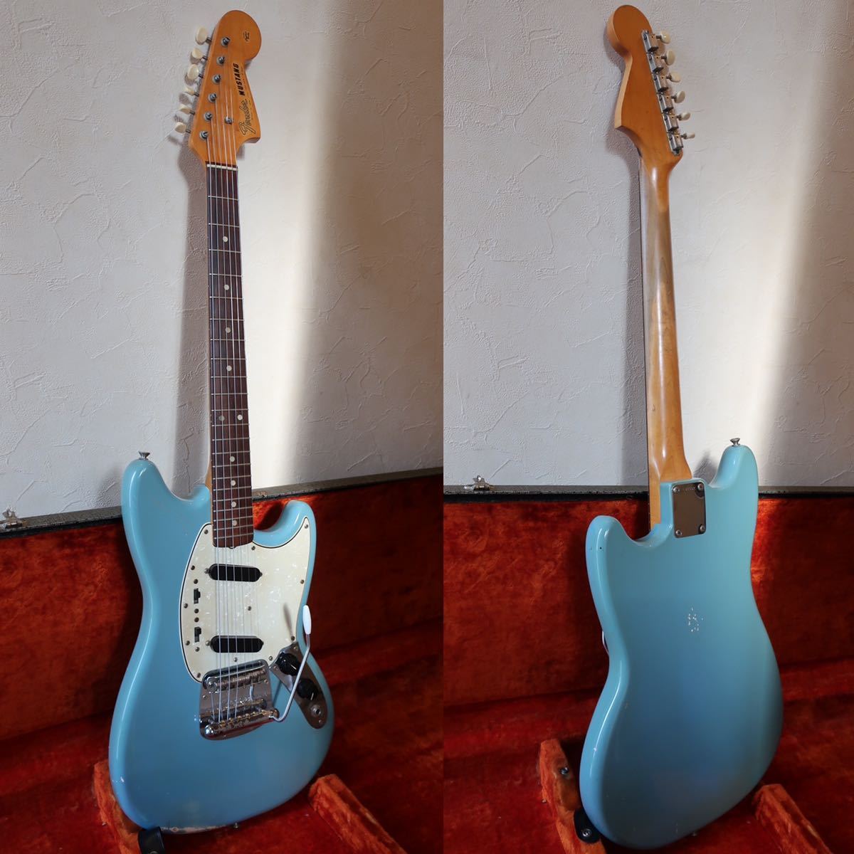 Vintage】1965年 Fender Mustang Daphne Blue ヴィンテージ ムスタング