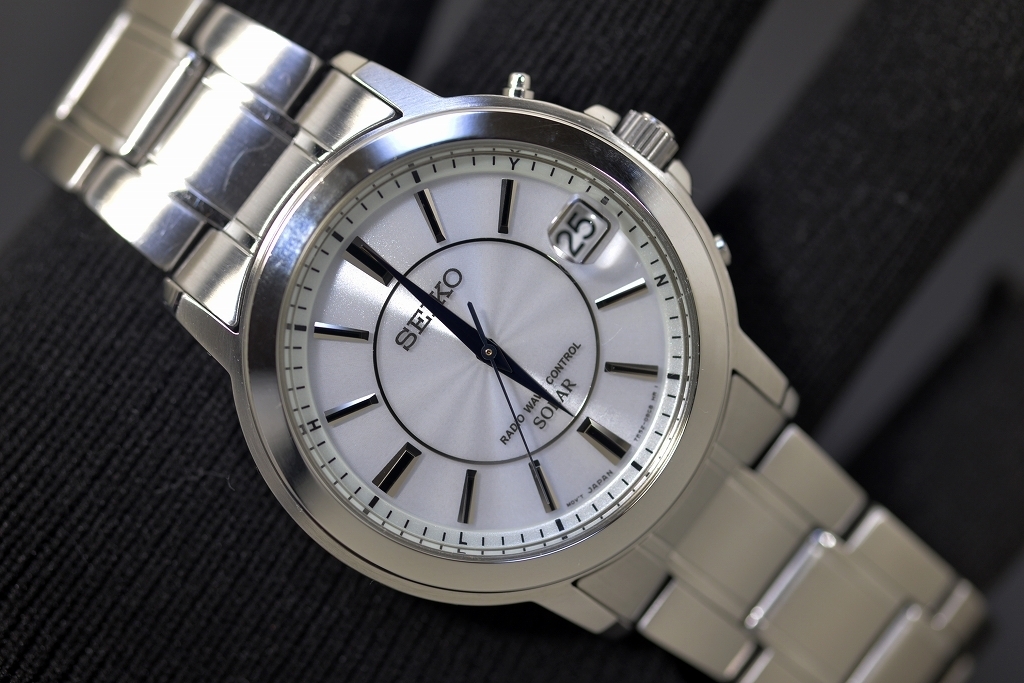 SEIKO スピリット SBTM219 メンズ腕時計 電波ソーラー 7B52-0AN0 中古