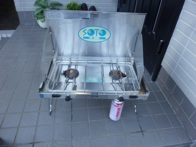 SOTO ステンレス ツーバーナー ST-510（SOTO かさま ステンレス2