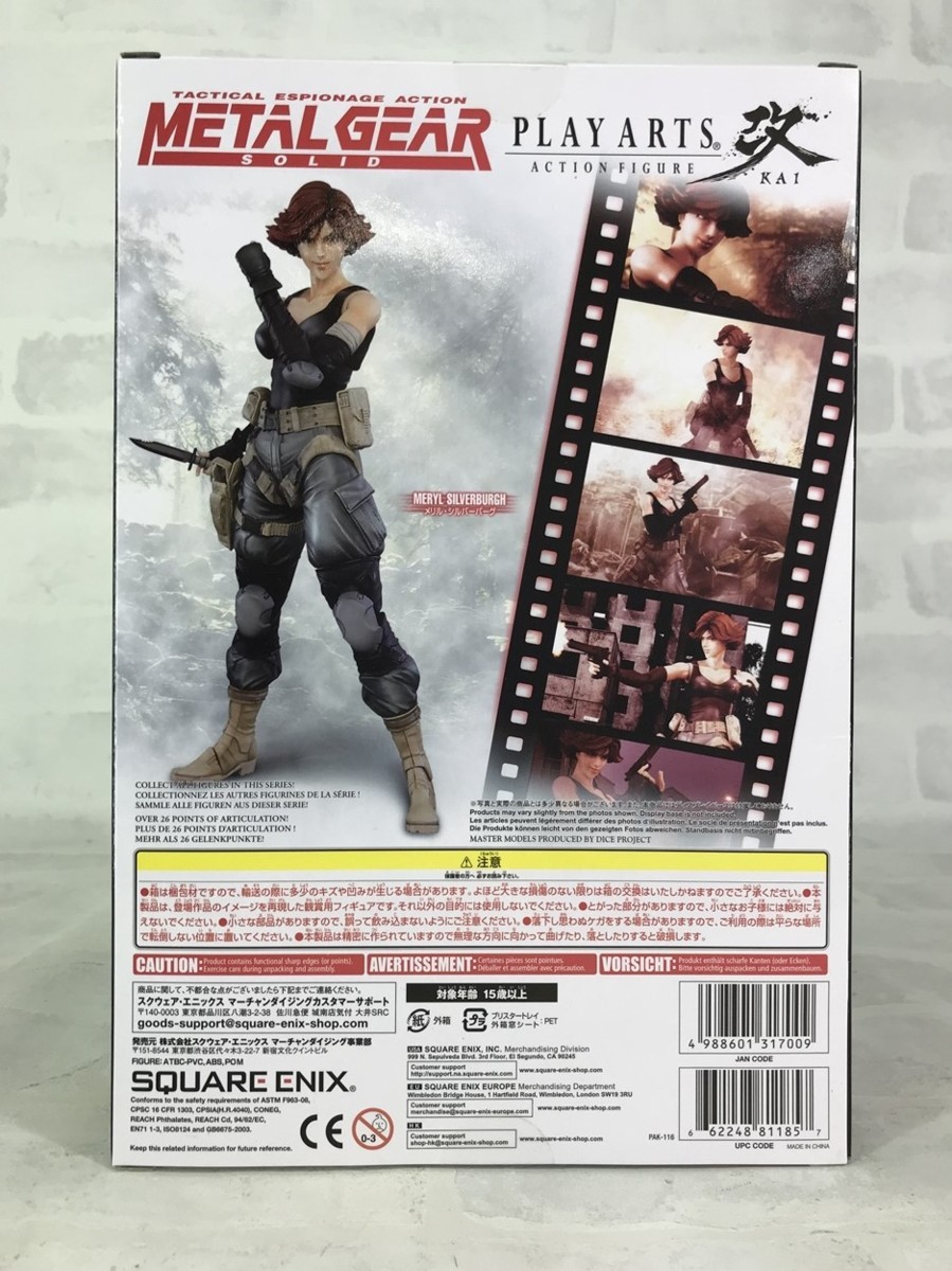 特別品 Play Arts改 メタルギアソリッド メリル シルバーバーグ プレイアーツ Metal Gear の落札情報詳細 ヤフオク落札価格情報 オークフリー スマートフォン版