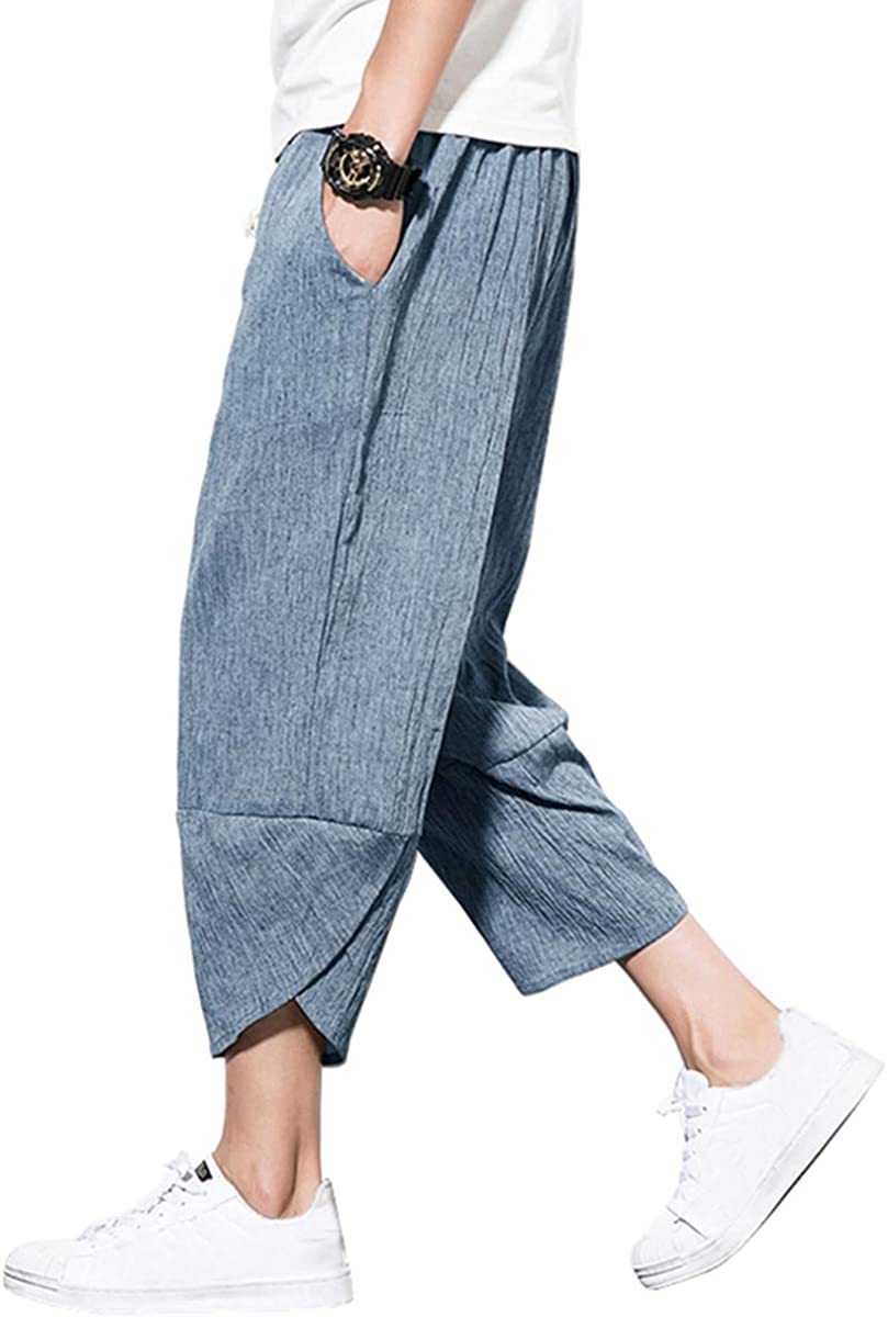 新品 サルエルパンツ ズボン メンズ ワイドパンツ 七分丈 ボトムス 涼しい リネンパンツ 袴パンツ ゆったり 麻 パンツ カジュアル 夏 春 の落札情報詳細 ヤフオク落札価格情報 オークフリー スマートフォン版