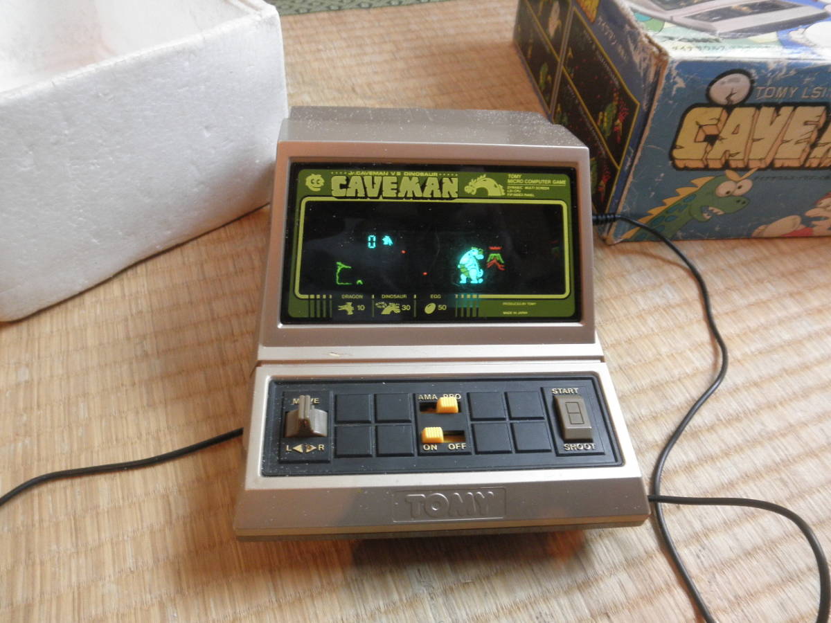Yahoo!オークション 1円〜 欠品 トミー LSIゲーム ケイブマン（原始人