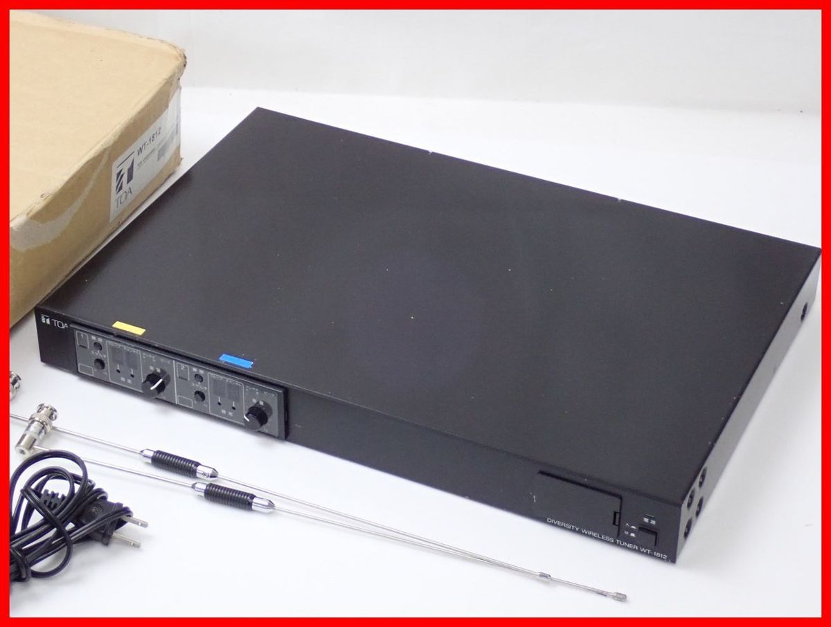 ◇TOA WT-1812 ワイヤレスチューナー WT-1812 TOA ワイヤレス TOA