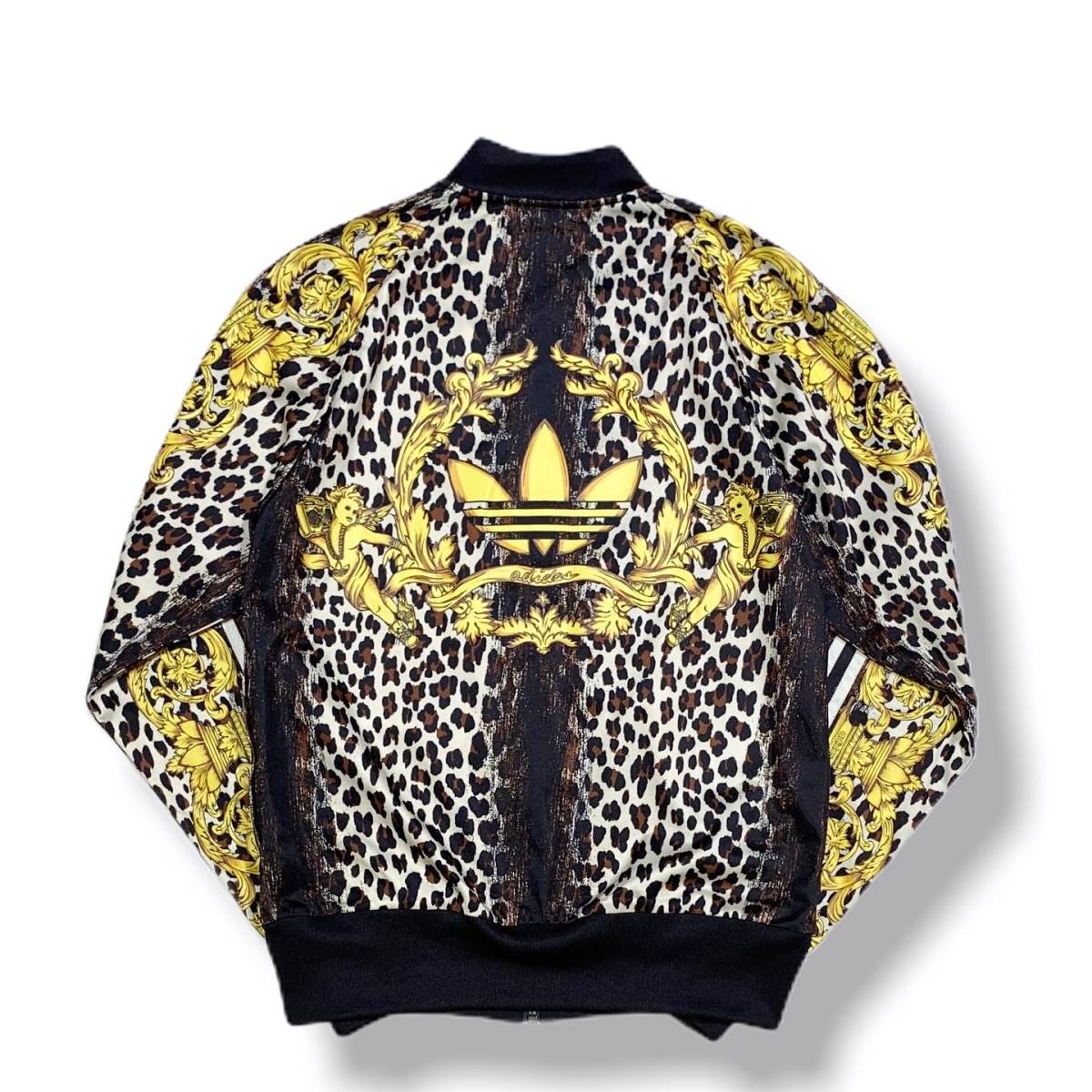 adidas×JEREMY SCOTT レオパードトラックジャージ ヒョウ柄 ゴールド
