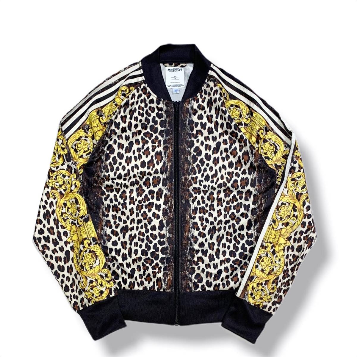 adidas×JEREMY SCOTT レオパードトラックジャージ ヒョウ柄 ゴールド