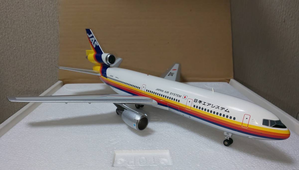 1/200 JAS 日本エアシステム DC-10 JA8550 ダイキャストモデルの落札