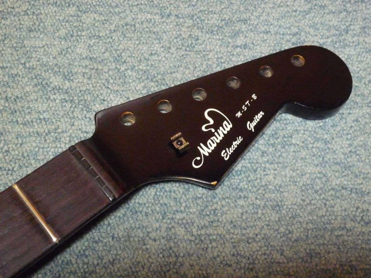 フレットすり合わせ済み】 Marina Electric Guitar M-ST-B 21F Neck