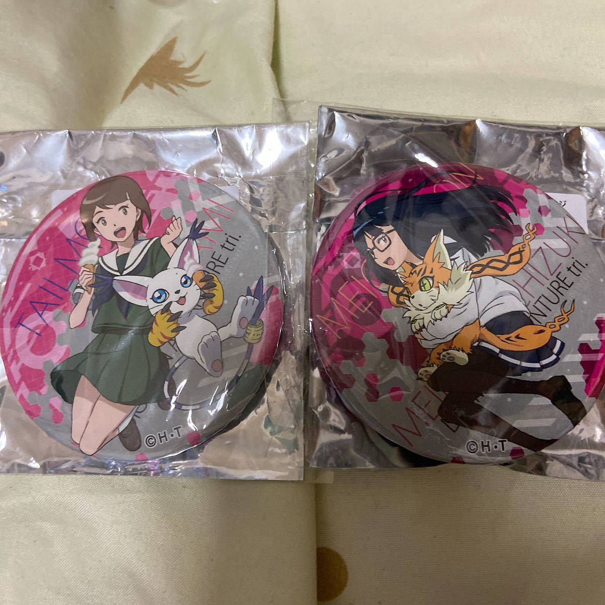 デジモンアドベンチャー 八神ヒカリ 缶バッジ AMNIBUS-日常使いできる